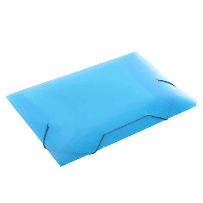 Pasta Aba C/ Elastico 1/4 Fina Azul Acp