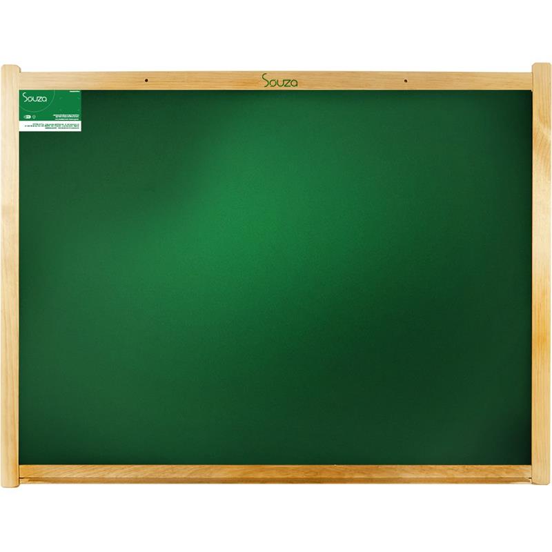 QUADRO DE AVISO COM MOLDURA EM MADEIRA FELTRO SEM CORTIÇA 120 CM X 90 CM - SOUZA UNIDADE