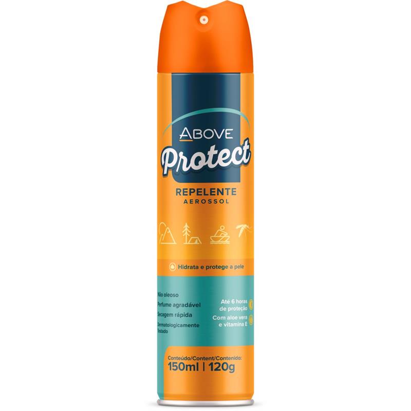 REPELENTE DE INSETOS ABOVE PROTECT AEROSSOL 150 ML - BASTON UNIDADE