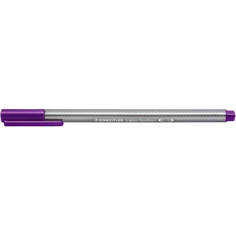 CANETA COM PONTA POROSA FINELINER TRIPLUS 0,3 MM VIOLETA - STAEDTLER CX.C/10