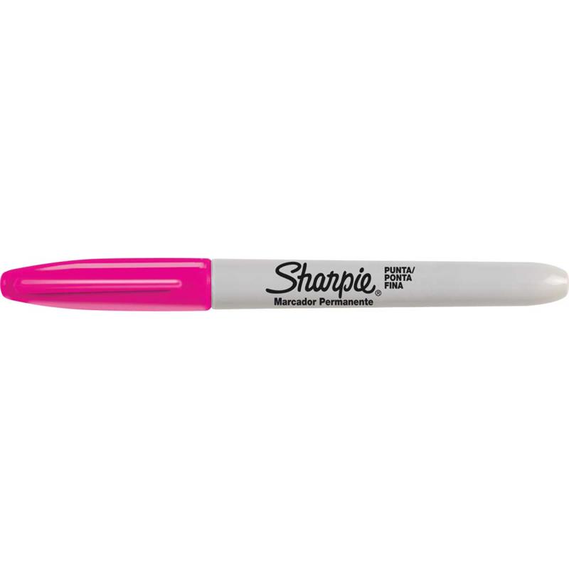 PINCEL MARCADOR PERMANENTE SHARPIE FINO MAGENTA - PAPER MATE CX.C/06