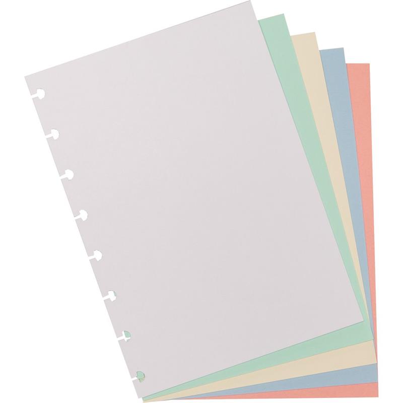 CADERNO INTELIGENTE (REFIL) A5 COLORIDO 80G.50FLS. - CADERNO INTELIGENTE PACOTE