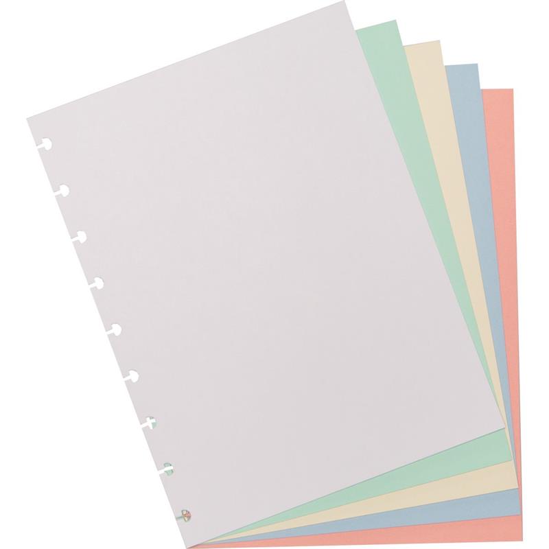 CADERNO INTELIGENTE (REFIL) MEDIO COLORIDO 80G.50FLS. - CADERNO INTELIGENTE PACOTE