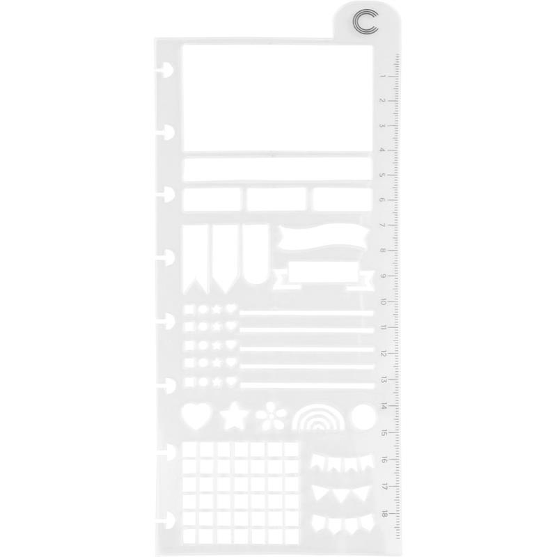 CADERNO INTELIGENTE A5 RÉGUA STENCIL - CADERNO INTELIGENTE UNIDADE