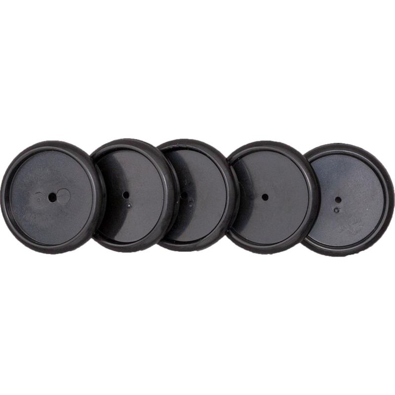 CADERNO INTELIGENTE DISCOS GRANDE 31 MM PRETO 12 DISCOS + ELÁSTICO - CADERNO INTELIGENTE KIT