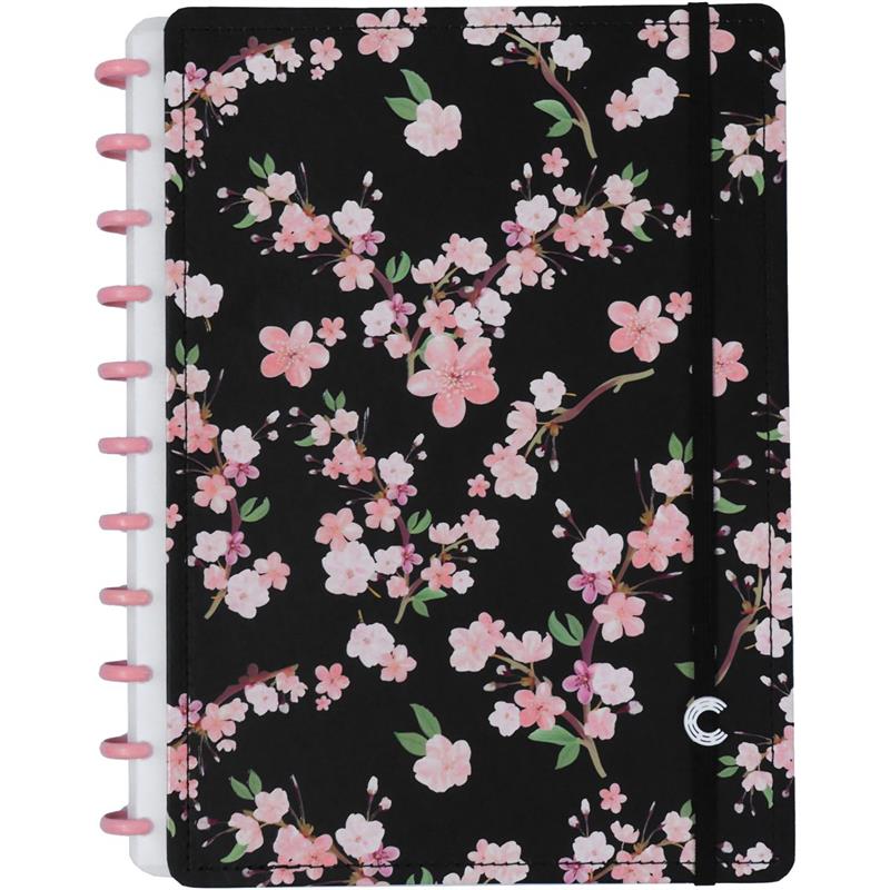 CADERNO INTELIGENTE GRANDE BY GOCASE ROSE BLACK 80 FLS. - CADERNO INTELIGENTE UNIDADE