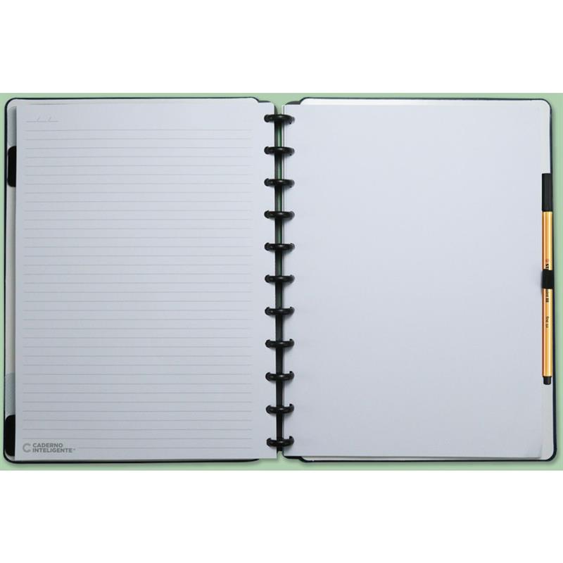 CADERNO INTELIGENTE GRANDE DARK BLUE 80FLS. - CADERNO INTELIGENTE UNIDADE