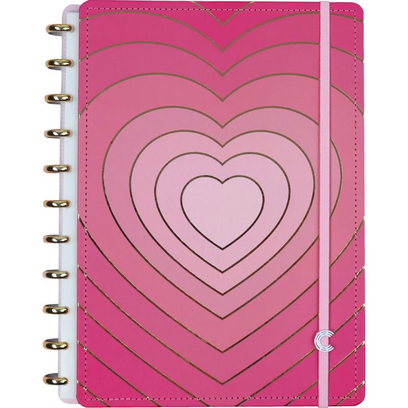 CADERNO INTELIGENTE GRANDE GOLDEN LOVE - CADERNO INTELIGENTE UNIDADE