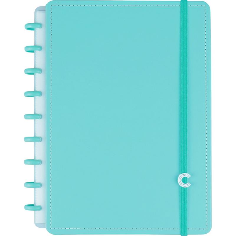 CADERNO INTELIGENTE MÉDIO ALL AQUAMARINE 80 FOLHAS - CADERNO INTELIGENTE UNIDADE