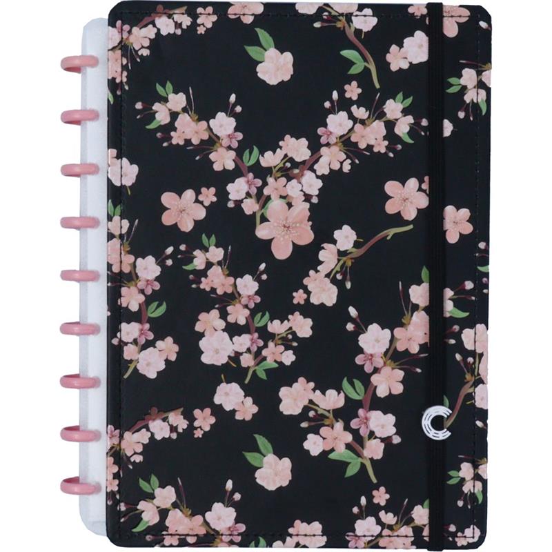 CADERNO INTELIGENTE MÉDIO BY GOCASE ROSE BLACK 80 FLS. - CADERNO INTELIGENTE UNIDADE