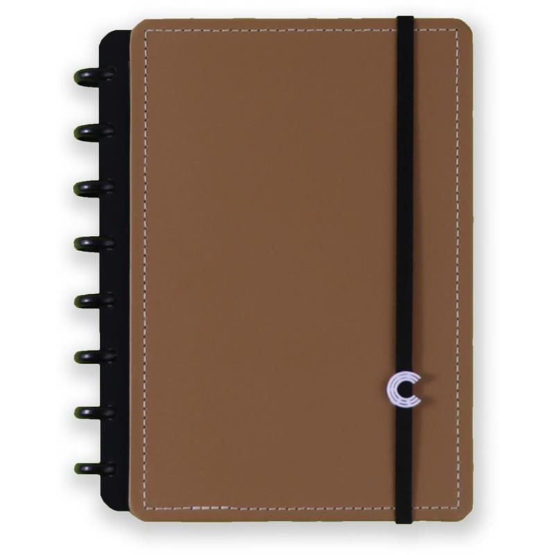 CADERNO INTELIGENTE MEDIO CARAMEL 80FLS. - CADERNO INTELIGENTE UNIDADE