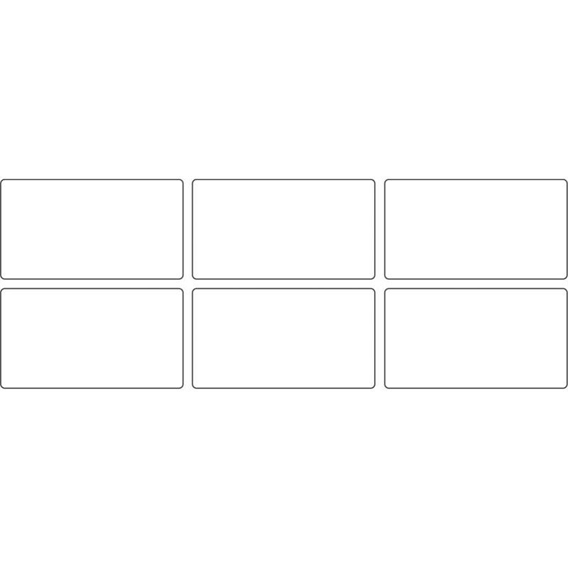 ETIQUETA PARA CÓDIGO DE BARRAS COUCHÊ 33 MM X 18 MM X 30 M 3 CARREIRAS - GRESPAN ROLO