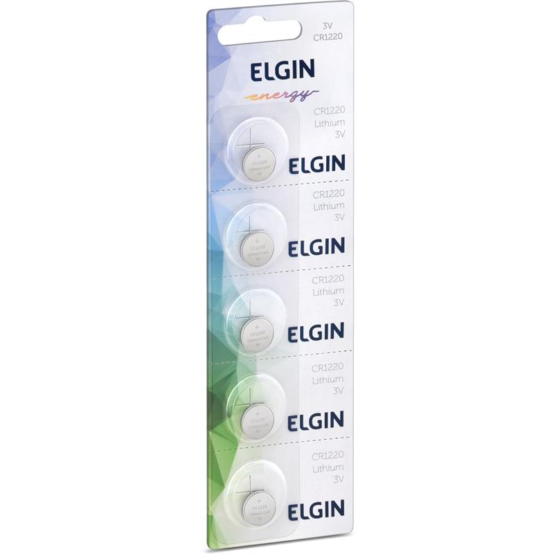 PILHA/BATERIA BOTAO CR1220 3V LITHIUM - ELGIN CT.C/05