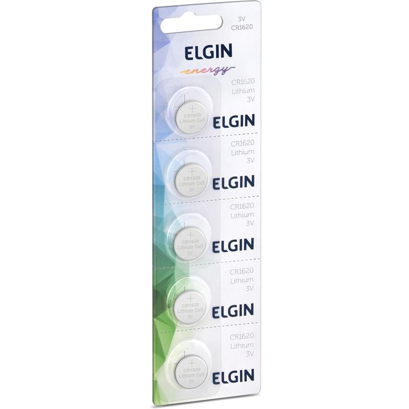PILHA/BATERIA BOTAO CR1620 3V LITHIUM - ELGIN CT.C/05