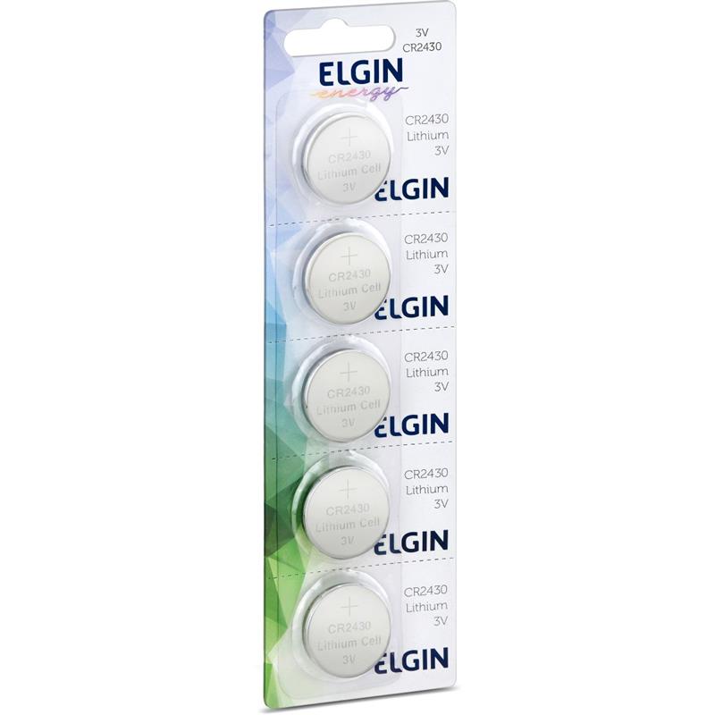 PILHA/BATERIA BOTAO CR2430 3V LITHIUM - ELGIN CT.C/05