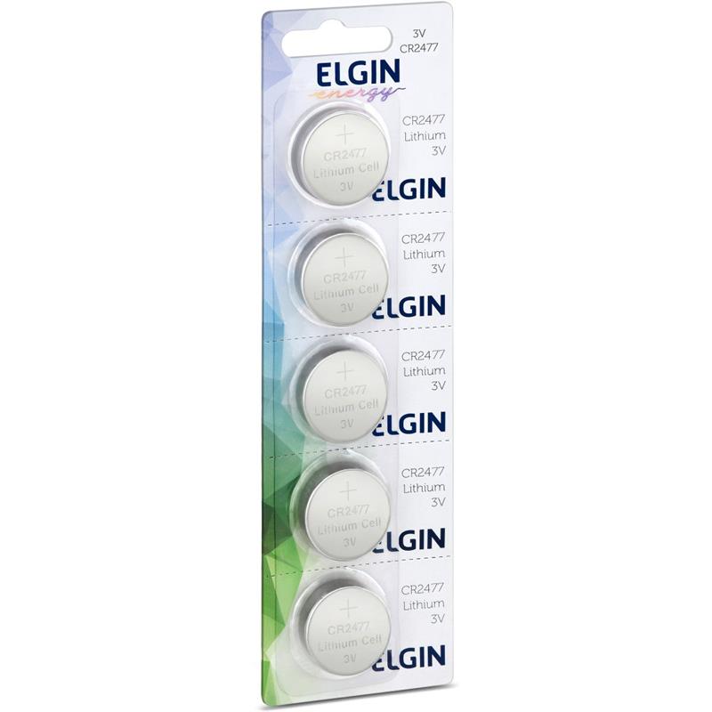 PILHA/BATERIA BOTAO CR2477 3V LITHIUM LR77 - ELGIN CT.C/05