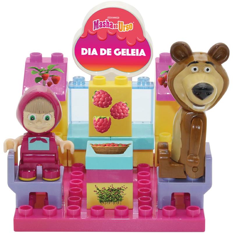 BRINQUEDO PARA MONTAR MASHA E O URSO DIA DA GELEIA - MONTE LIBANO UNIDADE