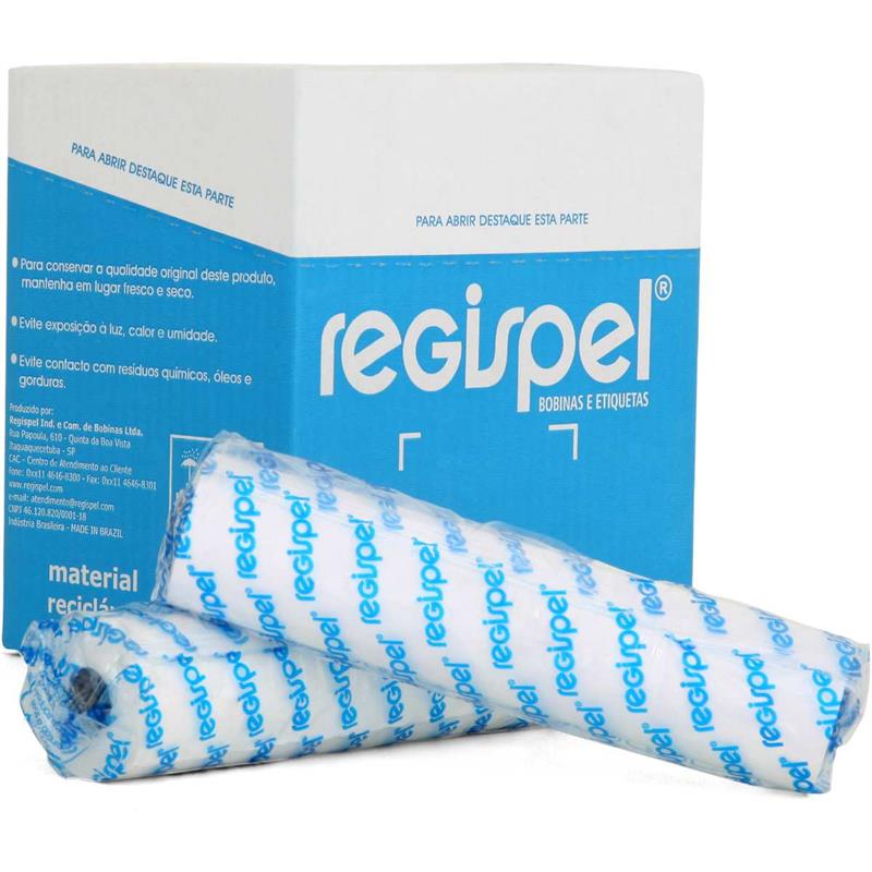 BOBINA PARA FAX 216 MM X 30 M 1 LINHA - REGISPEL CX.C/20