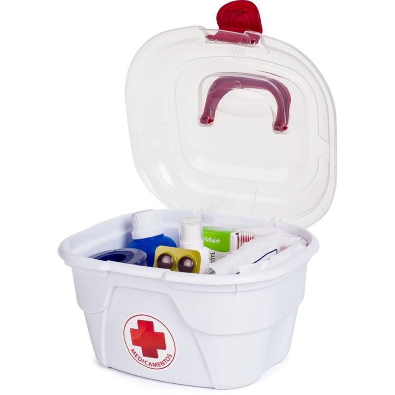 ORGANIZADOR MALETA MEDICAMENTOS P 1,6 L - MB PLÁSTICOS UNIDADE