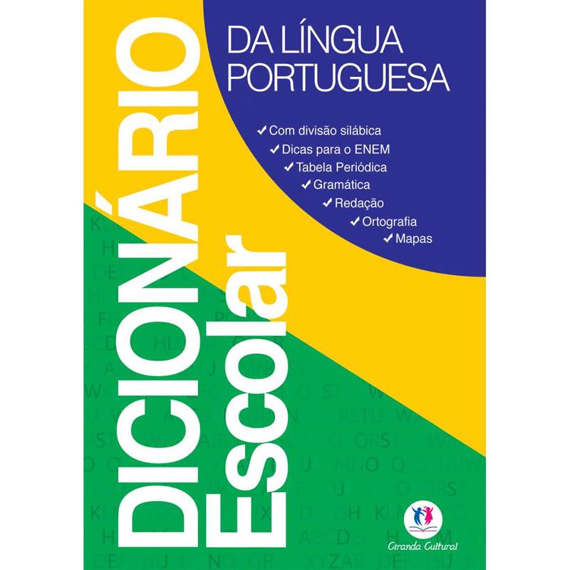 DICIONARIO DE PORTUGUÊS ESCOLAR COMPLETO 528 PÁGINAS - MAGIC KIDS UNIDADE