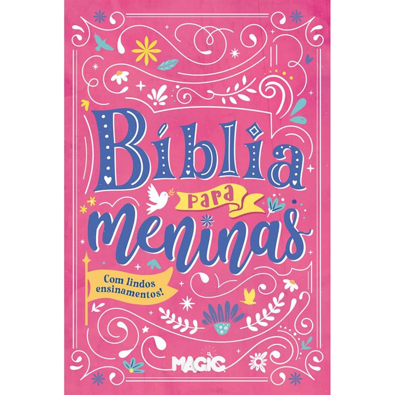 LIVRO INFANTIL ILUSTRADO BÍBLIA PARA MENINAS 20 X 14 CM 128 PÁGINAS - MAGIC KIDS UNIDADE