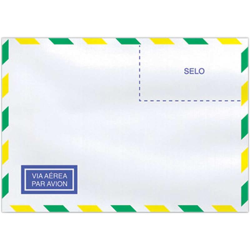 ENVELOPE COMERCIAL 114X162 63GRS. C/RPC AEREO - SCRITY CX.C/1000