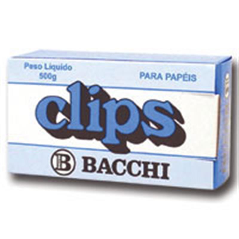 CLIPS GALVANIZADO AÇO 10/0 120 UNIDADES - BACCHI CAIXA