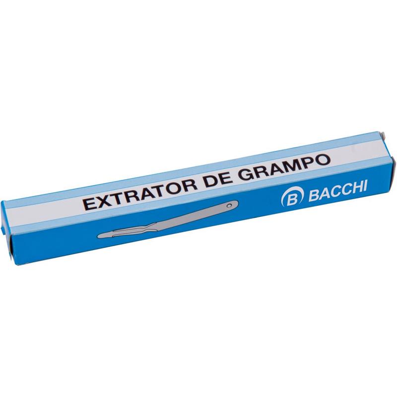 EXTRATOR DE GRAMPOS ESPÁTULA CROMADO - BACCHI PCT.C/10