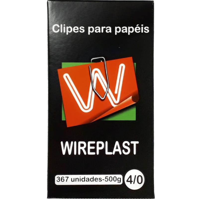 CLIPS GALVANIZADO AÇO 4/0 500 G WIREPLAST