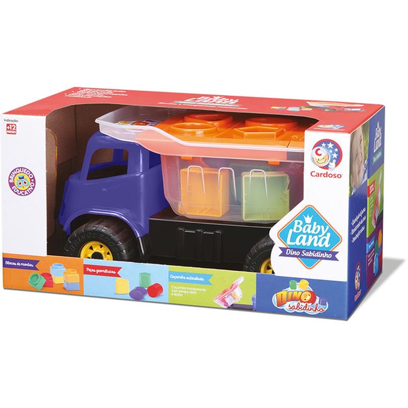 BRINQUEDO EDUCATIVO DINO SABIDINHO BABY LAND - CARDOSO TOYS UNIDADE