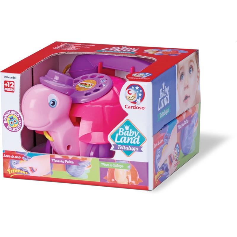 BRINQUEDO EDUCATIVO TELTALUGA BABY LAND SORTIDOS - CARDOSO TOYS UNIDADE