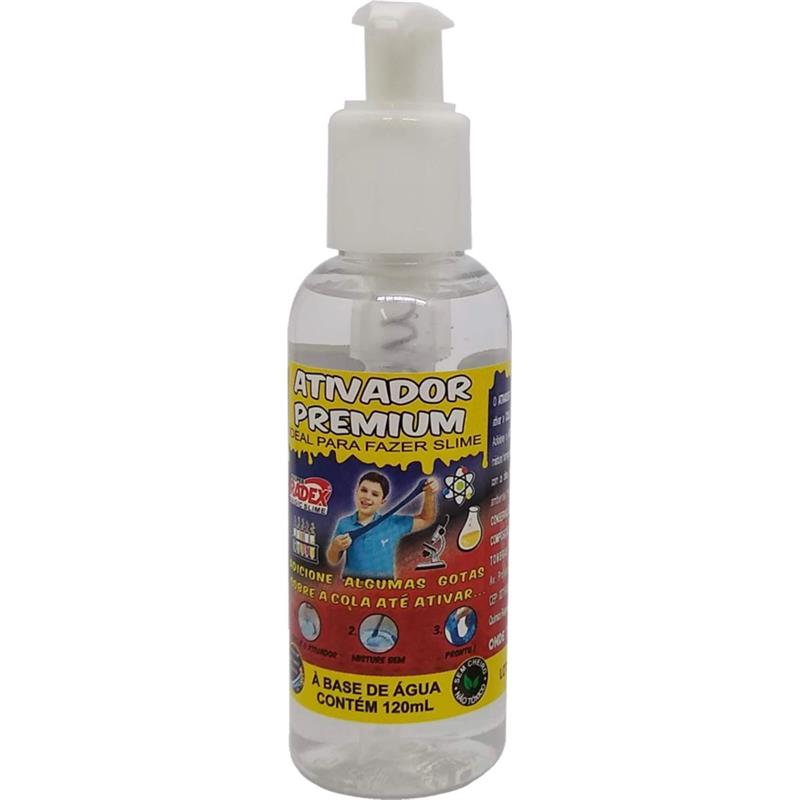 SLIME ATIVADOR PREMIUM P/COLA 120ML. - RADEX UNIDADE