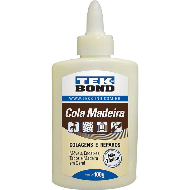 COLA PARA MADEIRA TEKBOND COLA MADEIRA 100G - TEKBOND CX.C/12