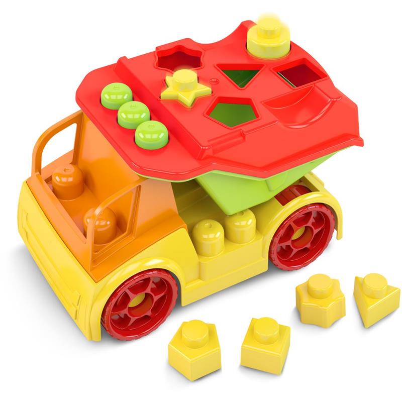 BRINQUEDO PARA MONTAR AMERICAN TRUCK BLOCOLÂNDIA - DISMAT UNIDADE