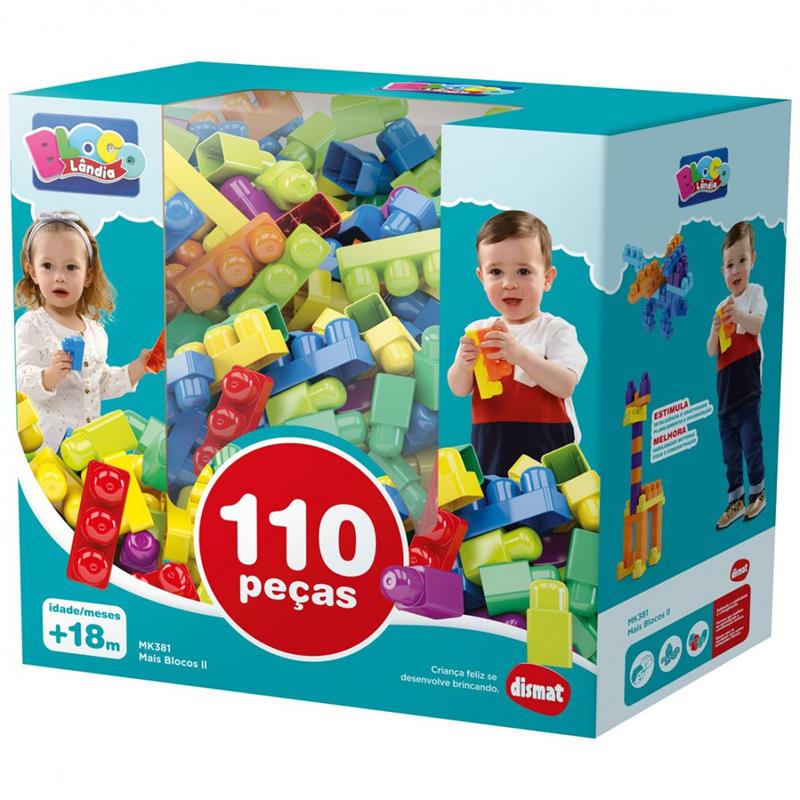 BRINQUEDO PARA MONTAR MAIS BLOCOS 2 - DISMAT UNIDADE