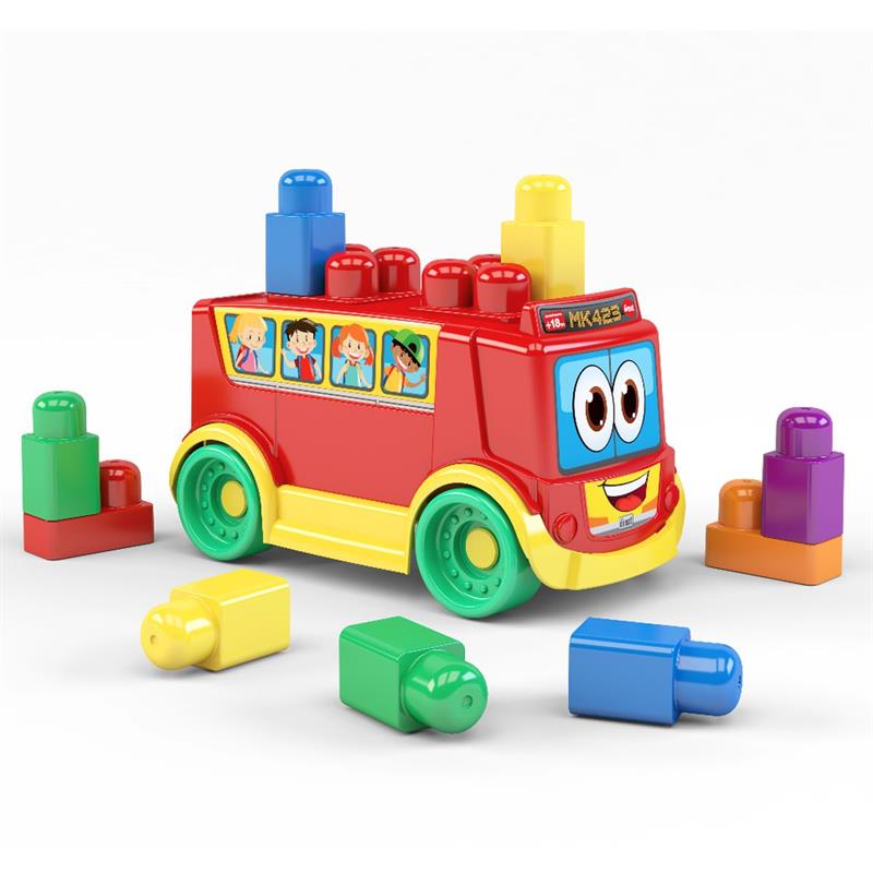 BRINQUEDO PARA MONTAR ÔNIBUS DA BLOCOLÂNDIA - DISMAT UNIDADE