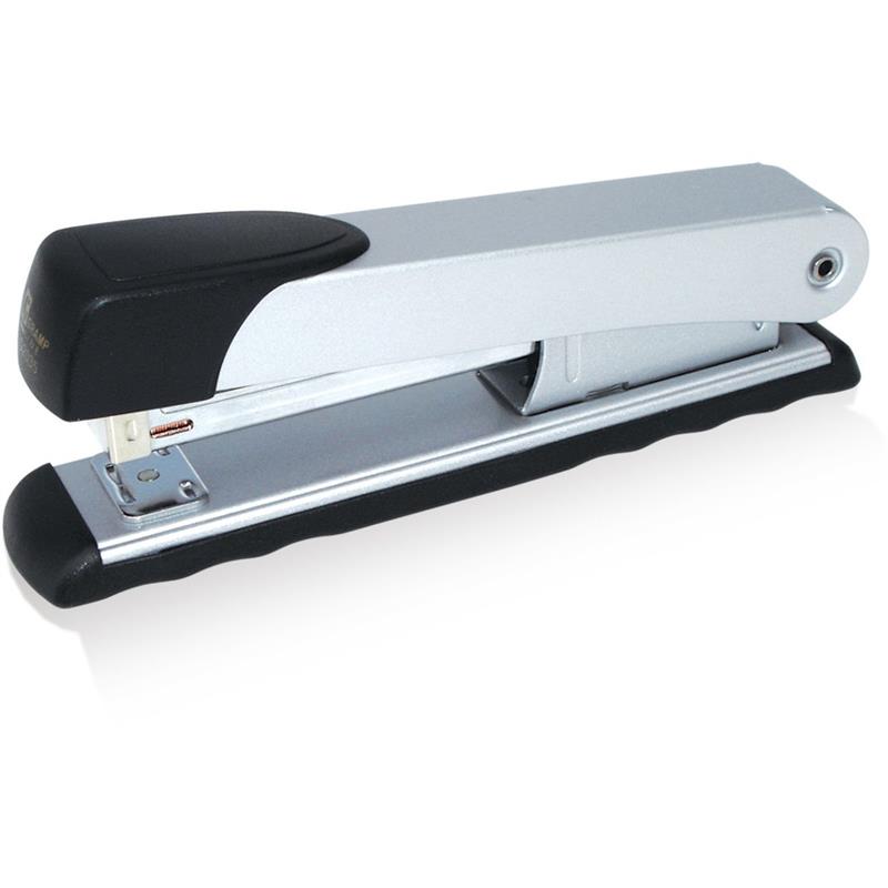 GRAMPEADOR METAL PARA 25 FOLHAS 26/6 G-2035 GRANDE PRETO E CINZA - GRAMP LINE UNIDADE