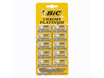 LAMINA DE BARBEAR BIC CHROME PLATINUM C/10