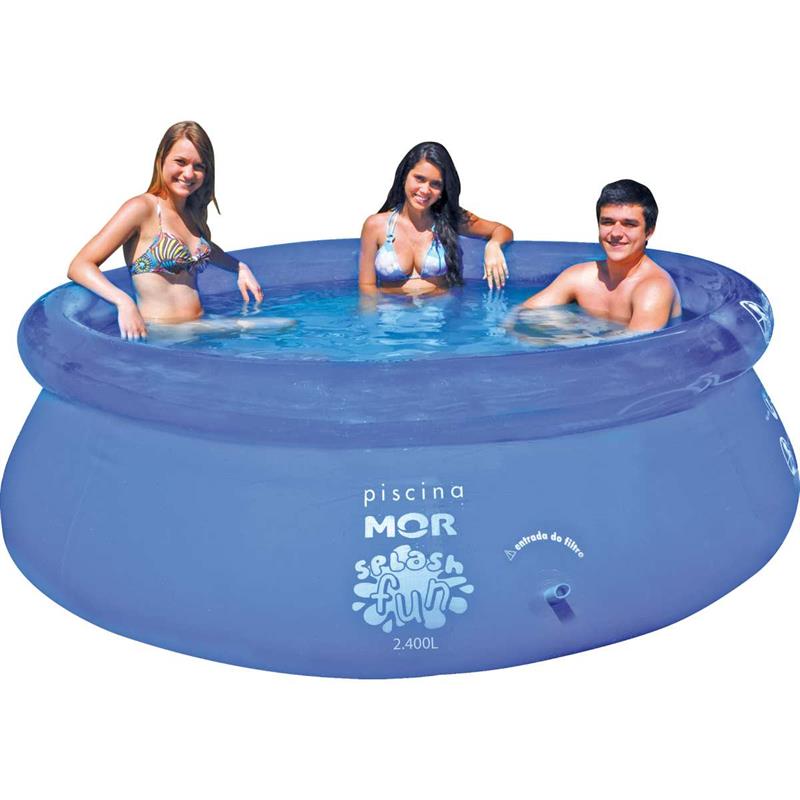 PISCINA 2400L REDONDA SPLASH FUN - MOR UNIDADE