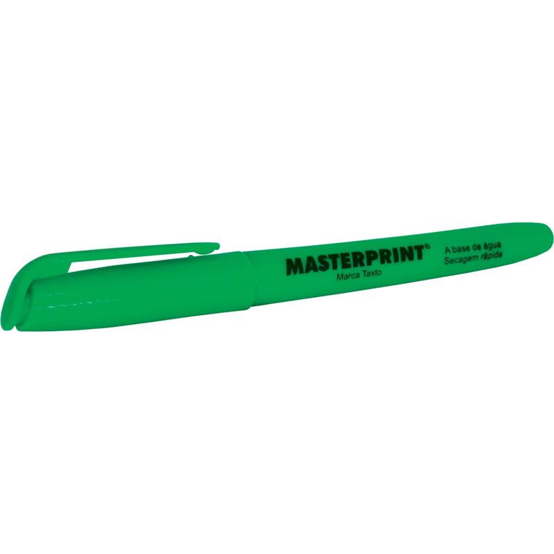 CANETA MARCA TEXTO MP 612 VERDE MASTERPRINT