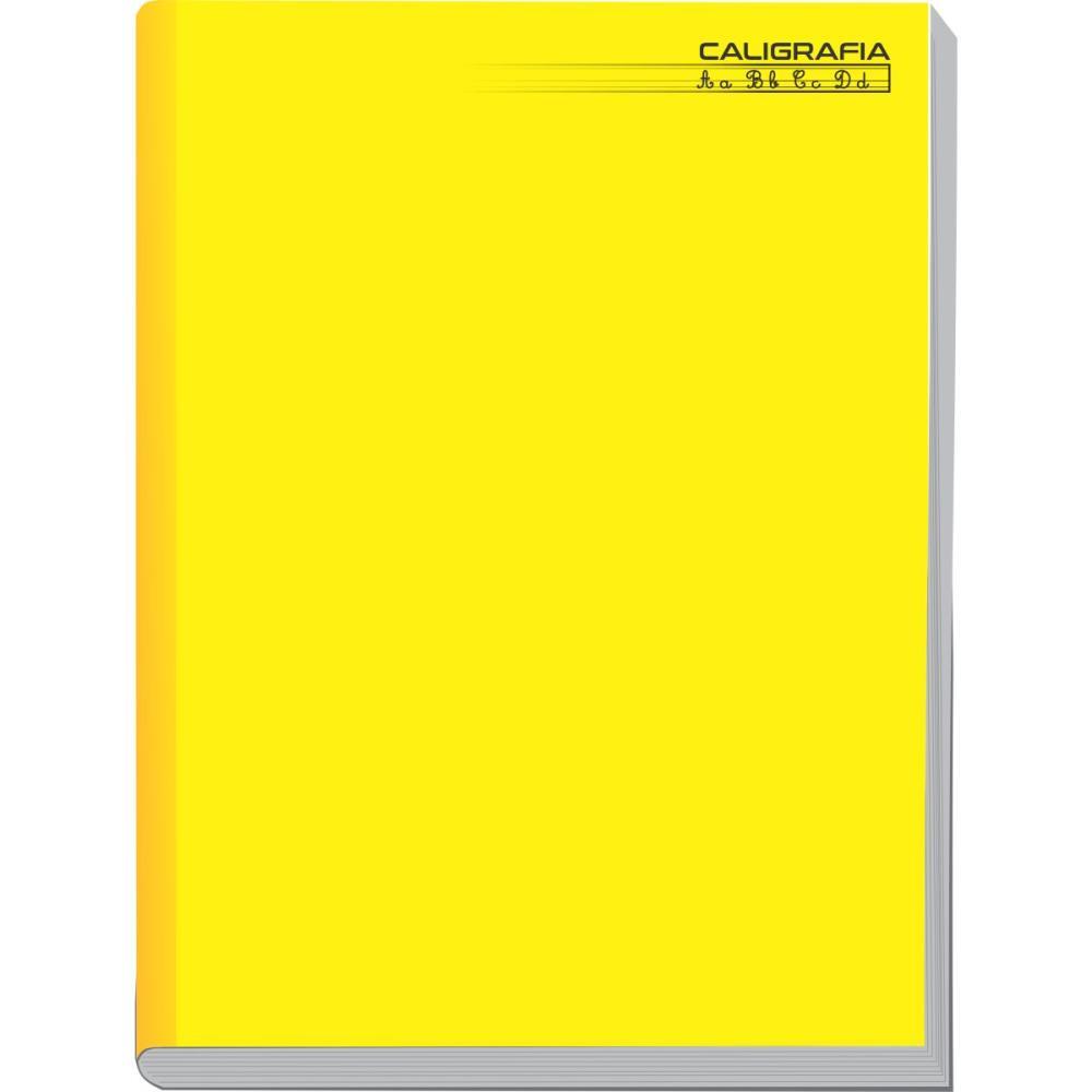 CADERNO CALIGRAFIA CAPA DURA LISO 48FL BROCHURAO AMARELO TAMOIO PCT.C/05