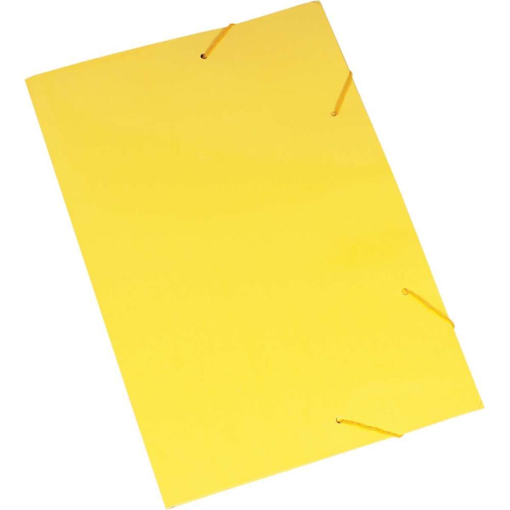 PASTA ABA ELASTICA PAPEL OFICIO AMARELA POLYCART PCT.C/20