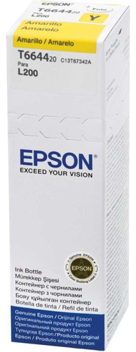 REFIL DE TINTA EPSON 664 AMARELO 70 ML