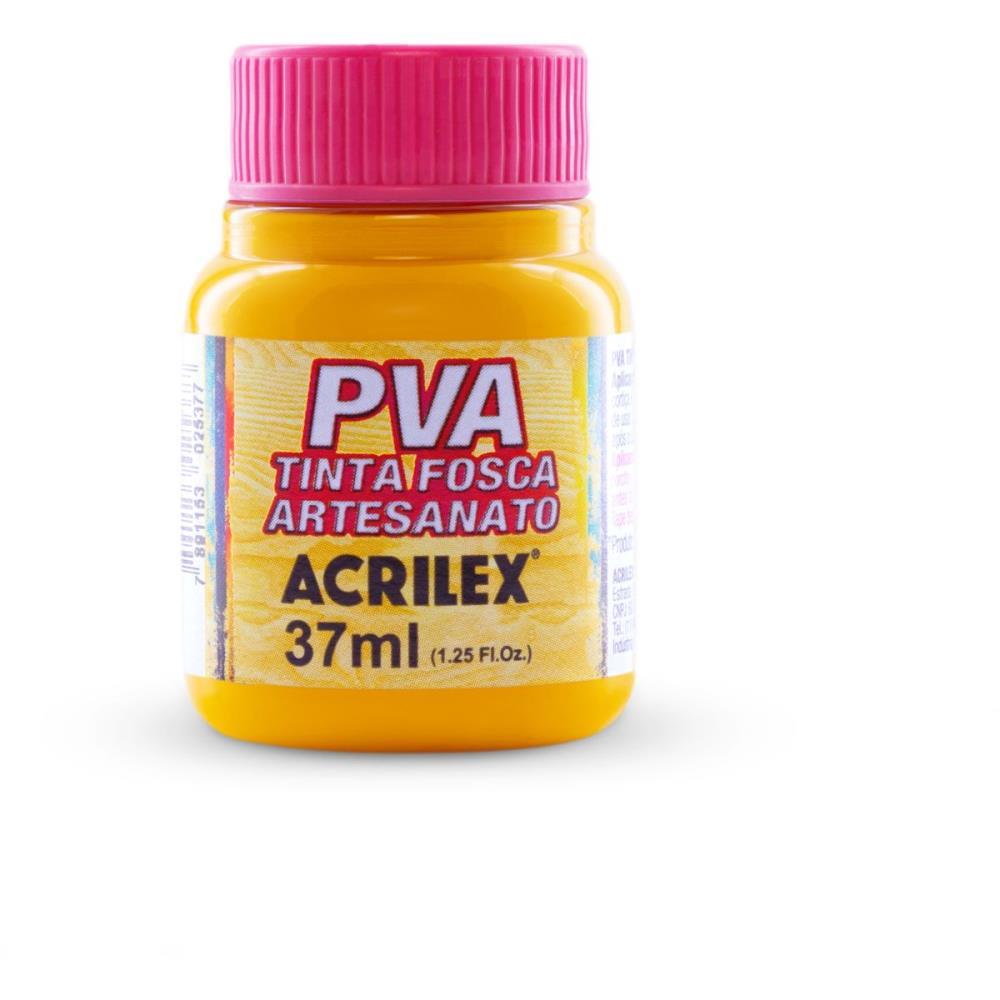 TINTA PVA 37ML. AMARELO OURO ACRILEX CX.C/12