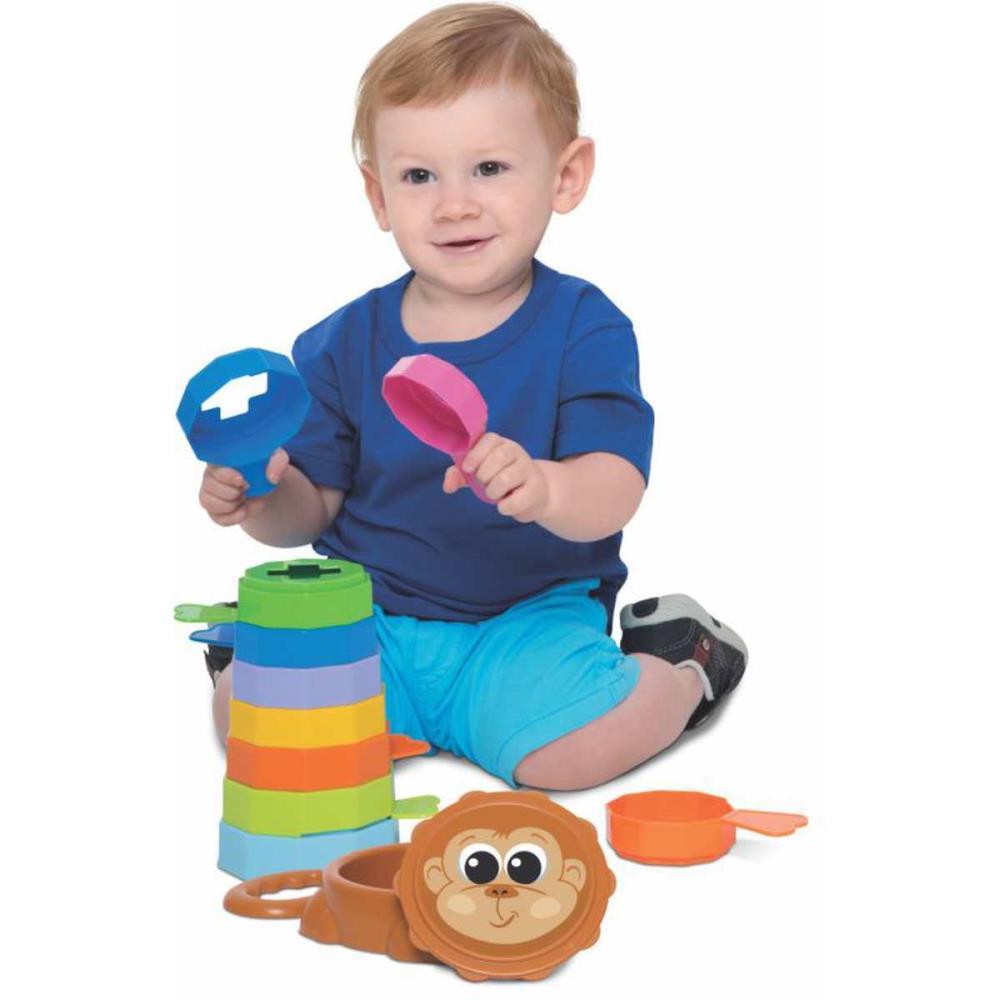 BRINQUEDO EDUCATIVO BABY MACACO MERCO TOYS UNIDADE