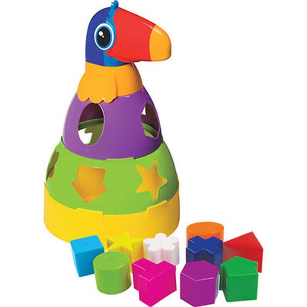 BRINQUEDO EDUCATIVO TUCANO DIDATICO C/BLOCOS MERCO TOYS UNIDADE