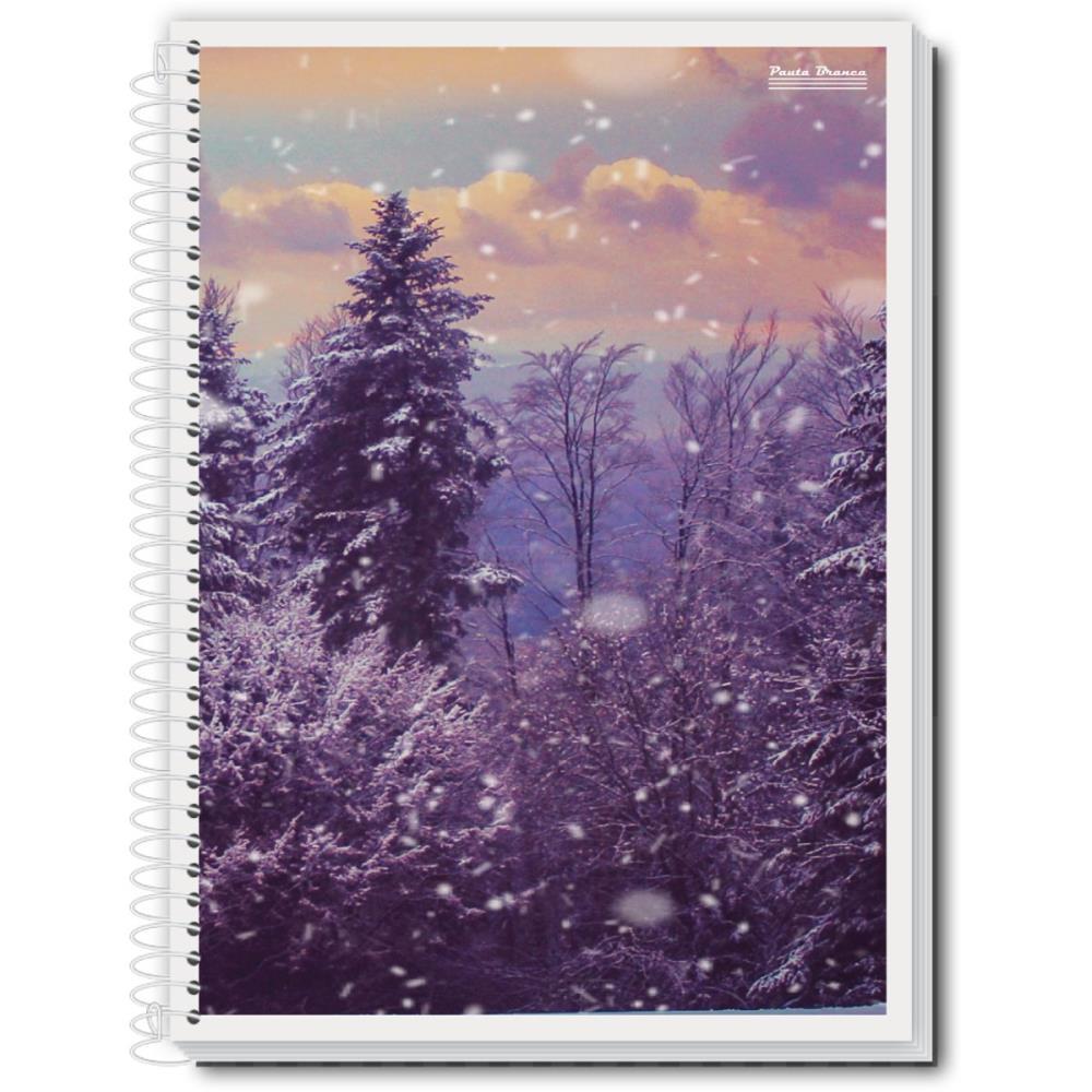 CADERNO ESPIRAL 1/4 FLEXIVEL NEW 48FLS. PAUTA BRANCA PCT.C/20