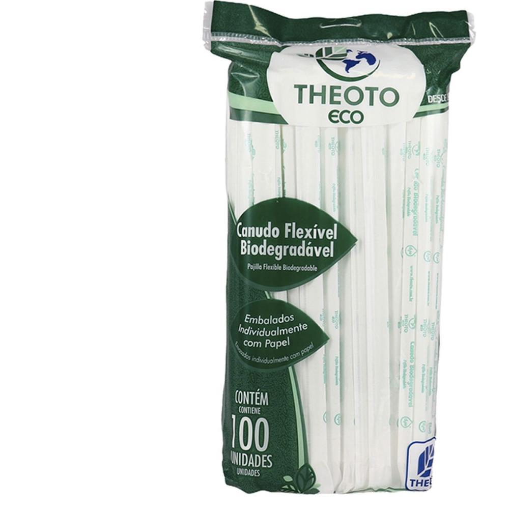 CANUDO BIODEGRADAVEL 6X21CM FLEXIVEL EMB.INDIVIDUAL THEOTO PCT.C/100