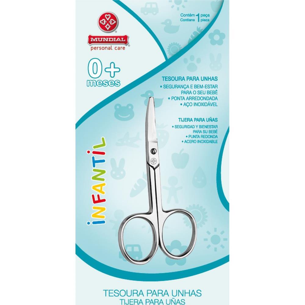 TESOURA HIGIENE PESSOAL FLEX BABY PEQUENA P/UNHA MUNDIAL UNIDADE