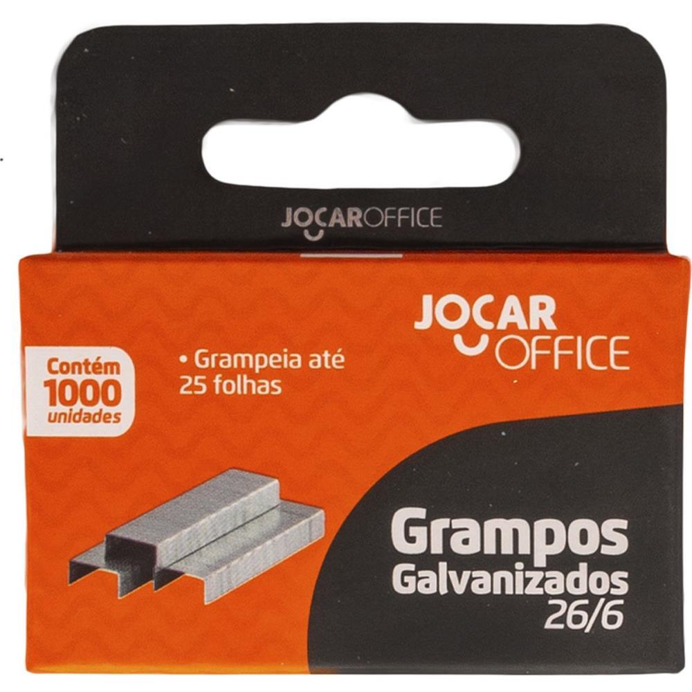 GRAMPO PARA GRAMPEADOR 26/6 GALVANIZADO 5000 GRAMPOS LEONORA CAIXA